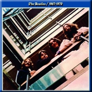 The beatles - FRIDGE MAGNET: BLUE ALBUM ryhmässä Minishops / Beatles @ Bengans Skivbutik AB (4225939)