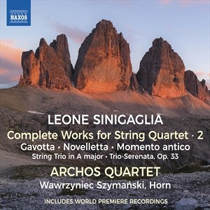 Sinigaglia Leone - Complete Works For String Quartet, ryhmässä CD @ Bengans Skivbutik AB (4227196)