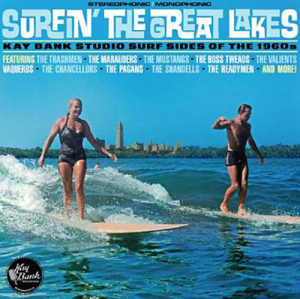 Various artists - Surfin' The Great Lakes: Kay Bank Studio Surf Sides Of The 1960S (Seaglass Blue ryhmässä ME SUOSITTELEMME / Record Store Day / RSD2023 @ Bengans Skivbutik AB (4229500)