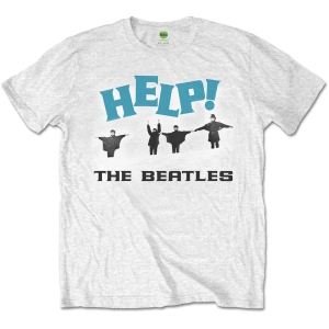 The Beatles - Help! Snow Wht Uni T-Shirt ryhmässä Minishops / Beatles @ Bengans Skivbutik AB (4229774r)