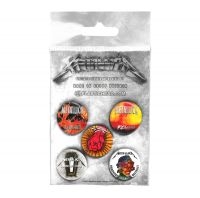 Metallica - Button Badge Set Albums 1996-2016 ryhmässä MERCH @ Bengans Skivbutik AB (4231089)