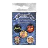 Metallica - Button Badge Set The Singles ryhmässä MERCH @ Bengans Skivbutik AB (4231090)