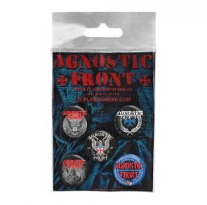 Agnostic Front - Button Badge Set ryhmässä MERCH @ Bengans Skivbutik AB (4231135)