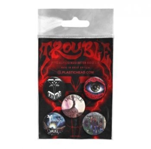 Trouble - Button Badge Set ryhmässä MERCH @ Bengans Skivbutik AB (4231142)