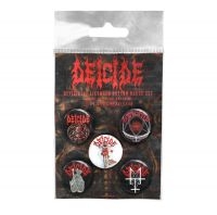 Deicide - Button Badge Set ryhmässä Minishops / Deicide @ Bengans Skivbutik AB (4231149)