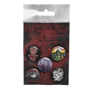 Armored Saint - Button Badge Set ryhmässä MERCH @ Bengans Skivbutik AB (4231151)