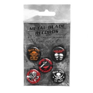 Metal Blade Records - Button Badge Set ryhmässä MERCH @ Bengans Skivbutik AB (4231154)