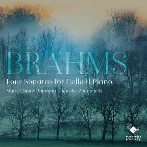 Marie-Claude & Karolos Zouganelis Bantigny - Brahms Four Sonatas For Cello & Piano ryhmässä CD @ Bengans Skivbutik AB (4231219)