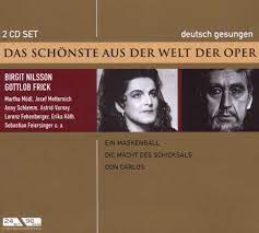 Birgit Nilsson - Gottlob Frick - Das Schönste Aus Der Welt Der Oper ryhmässä ME SUOSITTELEMME / Joululahjavinkki: CD @ Bengans Skivbutik AB (4234087)