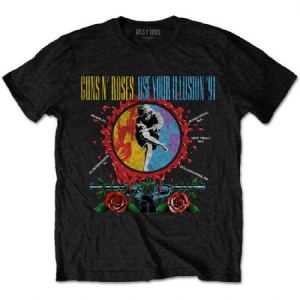 Guns N' Roses - Guns N' Roses Unisex T-Shirt: Use Your Illusion Circle Splat ryhmässä MERCH @ Bengans Skivbutik AB (4235294r)