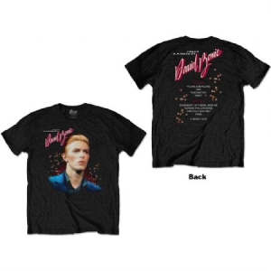 David Bowie - David Bowie Unisex T-Shirt: Young Americans (Back Print) ryhmässä Minishops / David Bowie / David Bowie Merch @ Bengans Skivbutik AB (4235299r)