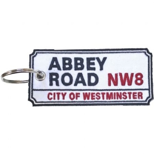 Beatles - Road Sign Keychain: Abbey Road, NW Londo ryhmässä Minishops / Beatles @ Bengans Skivbutik AB (4235319)