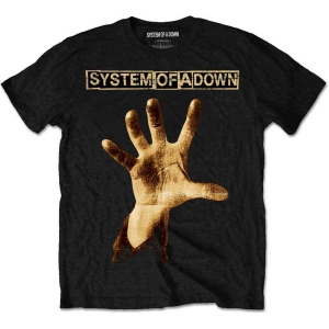 System Of A Down - Hand Uni Bl T-Shirt ryhmässä Minishops / System Of A Down @ Bengans Skivbutik AB (4235507r)