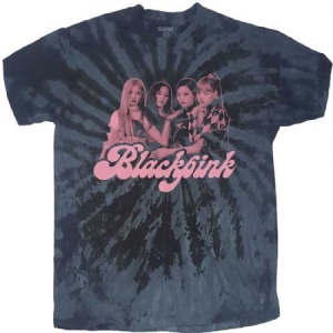 Blackpink - Blackpink Unisex T-Shirt: Photo (Tie-Dye) ryhmässä Minishops / K-Pop Minishops / Blackpink @ Bengans Skivbutik AB (4235583r)