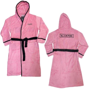 Blackpink - Logo Uni Pink Bath Robe: S ryhmässä Minishops / K-Pop Minishops / Blackpink @ Bengans Skivbutik AB (4238684r)