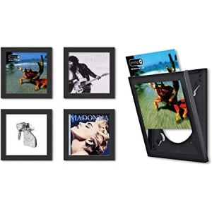 Show And Listen - Black LP Flip Frame 4 Pack ryhmässä VINYYLI / Lisävarusteet Vinyl @ Bengans Skivbutik AB (4241823)