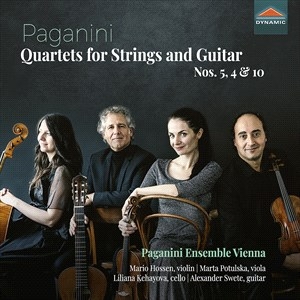 Paganini Niccolo - Quartets For Strings & Guitar, Vol. ryhmässä ME SUOSITTELEMME / Joululahjavinkki: CD @ Bengans Skivbutik AB (4242384)