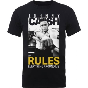 Johnny Cash - Unisex T-Shirt: Rules Everything ryhmässä MERCH @ Bengans Skivbutik AB (4243547r)