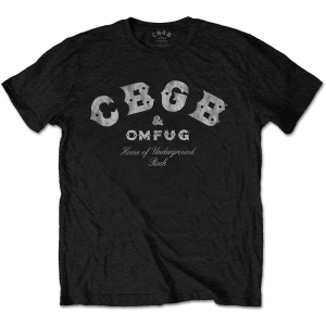 Cbgb - Cbgb Classic Logo Uni Bl T-Shirt ryhmässä MERCH @ Bengans Skivbutik AB (4243565r)