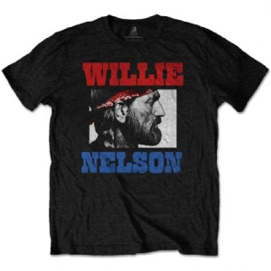 Willie Nelson - Unisex T-Shirt: Stare ryhmässä Minishops / Willie Nelson @ Bengans Skivbutik AB (4243678r)