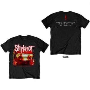 Slipknot - Slipknot Unisex T-Shirt: Chapeltown Rag Glitch (Back Print) ryhmässä Minishops / Slipknot @ Bengans Skivbutik AB (4247596r)