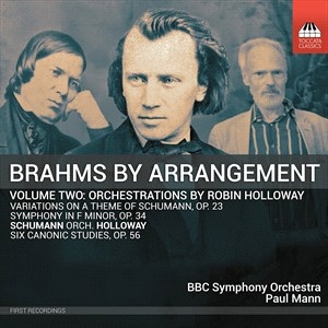 Brahms Johannes Schumann Robert - Brahms By Arrangement, Vol. 2 - Orc ryhmässä CD @ Bengans Skivbutik AB (4248688)