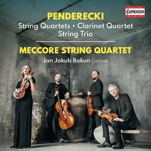 Penderecki Krzysztof - String Quartets Clarinet Quartet ryhmässä CD @ Bengans Skivbutik AB (4248728)