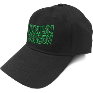 Marilyn Manson - Logo Bl Baseball C ryhmässä MERCH @ Bengans Skivbutik AB (4249944)