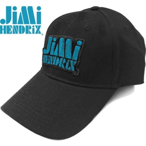 Jimi Hendrix - Blue Stencil Logo Bl Baseball C ryhmässä MERCH @ Bengans Skivbutik AB (4250243)