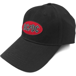 Ac/Dc - Oval Logo Bl Baseball C ryhmässä MERCH @ Bengans Skivbutik AB (4250249)