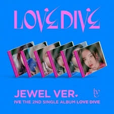 IVE - 2nd Single (LOVE DIVE) Jewel Ver Limited Edition (Random Version) ryhmässä Minishops / K-Pop Minishops / IVE @ Bengans Skivbutik AB (4250471)