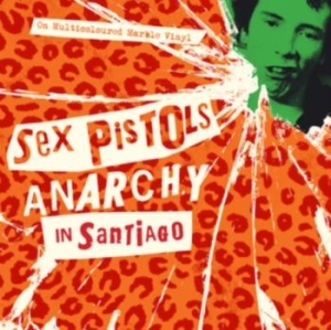 Sex Pistols - Anarchy In Santiago (Marble) ryhmässä Minishops / Sex Pistols @ Bengans Skivbutik AB (4251600)