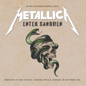 Metallica - Enter Sandmen (Multi Coloured Marbl ryhmässä VINYYLI @ Bengans Skivbutik AB (4251602)