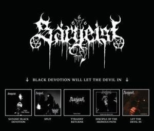 Sargeist - Black Devotion Will Let The Devil I ryhmässä CD @ Bengans Skivbutik AB (4256063)