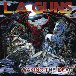 L.A. Guns - Walking The Dead (140G/Red/White/Blue Splatter Vinyl) (Rsd) ryhmässä ME SUOSITTELEMME / Record Store Day / RSD2022 @ Bengans Skivbutik AB (4257645)