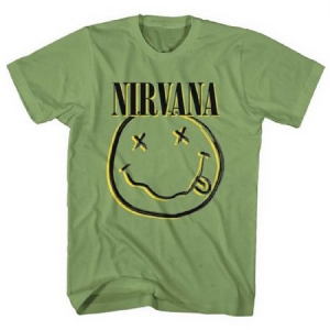 Nirvana - Nirvana Unisex T-Shirt: Inverse Smiley ryhmässä Minishops / Nirvana @ Bengans Skivbutik AB (4265054r)