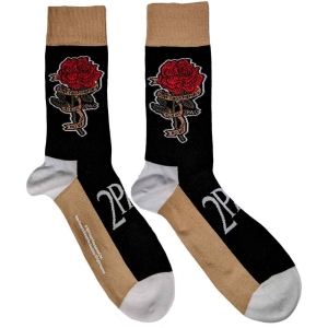 Tupac - Rose Uni Bl Socks (Eu 40-45) ryhmässä MERCHANDISE / Merch / Hip Hop-Rap @ Bengans Skivbutik AB (4267736)