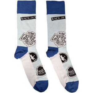 Ac/Dc - Icons Uni Blue Socks (Eu 40-45) ryhmässä Minishops / AC/DC @ Bengans Skivbutik AB (4267743)