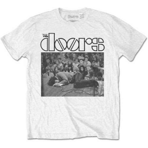 The Doors - Jim On Floor Uni Wht ryhmässä MERCH @ Bengans Skivbutik AB (4267822r)