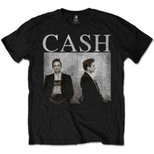 Johnny Cash - Unisex T-Shirt: Mug Shot ryhmässä MERCH @ Bengans Skivbutik AB (4267893r)