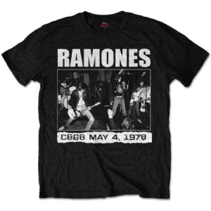 Ramones - Unisex T-Shirt: CBGB 1978 ryhmässä Minishops / Ramones @ Bengans Skivbutik AB (4271657r)