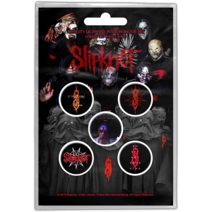 Slipknot - We Are Not Your Kind Button Badge Pack ryhmässä Minishops / Slipknot @ Bengans Skivbutik AB (4271729)