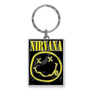 Nirvana - Keychain: Smiley (Die-cast Relief) ryhmässä Minishops / Nirvana @ Bengans Skivbutik AB (4271745)