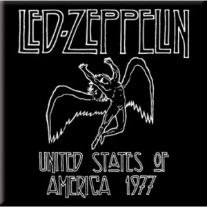 Led Zeppelin - Fridge Magnet: 1977 USA Tour ryhmässä Minishops / Led Zeppelin @ Bengans Skivbutik AB (4271746)