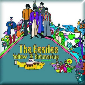 The Beatles - Fridge Magnet: Yellow Submarine Album ryhmässä Minishops / Beatles @ Bengans Skivbutik AB (4271756)