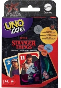 Mattel Games - UNO Flip Stranger Things ryhmässä MERCH @ Bengans Skivbutik AB (4273951)