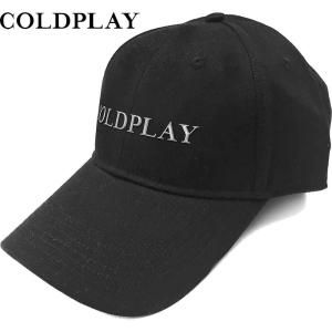 Coldplay - White Logo Bl Baseball C ryhmässä Minishops / Coldplay @ Bengans Skivbutik AB (4275323)