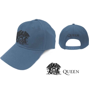 Queen - Black Classic Crest Denim Baseball C ryhmässä Minishops / Queen @ Bengans Skivbutik AB (4276408)