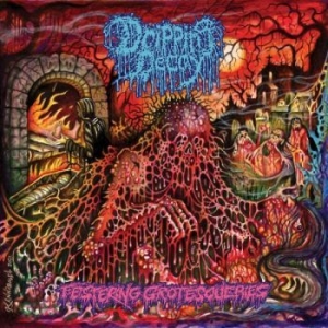 Dripping Decay - Festering Grotesqueries (Purple Wit ryhmässä VINYYLI @ Bengans Skivbutik AB (4278447)