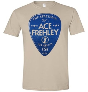 Ace Frehley - Ace Frehley T-Shirt Guitar Pick (Beige) ryhmässä Minishops / Ace Frehley @ Bengans Skivbutik AB (4280401)